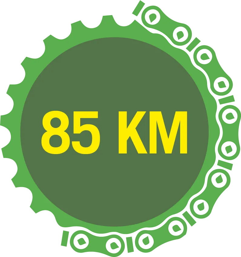 85km route